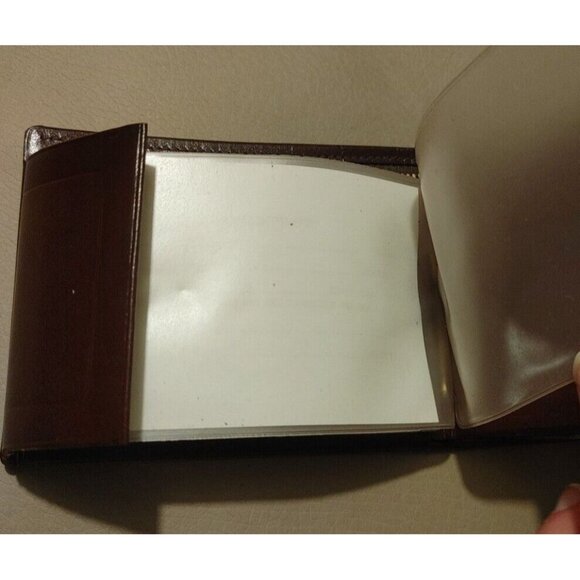 Talon Count Tri-Fold Wallet Brown Cowhide Leather Vintage Made In America - Picture 13 of 16